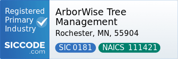 ArborWise Tree Management, SIC Code 0181, NAICS Code 111421