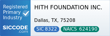 HITH FOUNDATION INC., SIC Code 8322, NAICS Code 624190