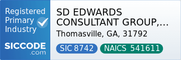 SD EDWARDS CONSULTANT GROUP, LLC, SIC Code 8742, NAICS Code 541611