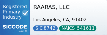 RAARAS, LLC, SIC Code 8742, NAICS Code 541611