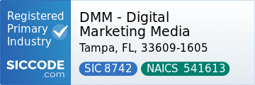 DMM - Digital Marketing Media, SIC Code 8742, NAICS Code 541613