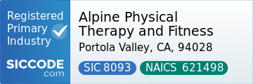 Alpine Physical Therapy and Fitness, SIC Code 8093, NAICS Code 621498