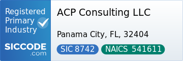 ACP Consulting LLC, SIC Code 8742, NAICS Code 541611