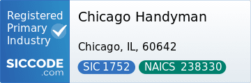 Chicago Handyman, SIC Code 1752, NAICS Code 238330