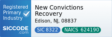 New Convictions Recovery, SIC Code 8322, NAICS Code 624190