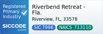 Riverbend Retreat - Fla., SIC Code 7996, NAICS Code 713110