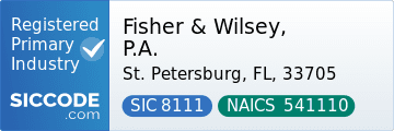 Fisher & Wilsey, P.A., SIC Code 8111, NAICS Code 541110