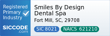 Smiles By Design Dental Spa, SIC Code 8021, NAICS Code 621210