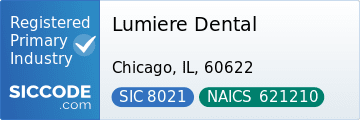 Lumiere Dental, SIC Code 8021, NAICS Code 621210