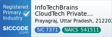 InfoTechBrains CloudTech Private Limited, SIC Code 7371, NAICS Code 541511