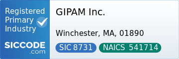 GIPAM Inc., SIC Code 8731, NAICS Code 541714