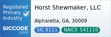 Horst Shewmaker, LLC, SIC Code 8111, NAICS Code 541110