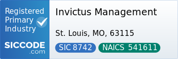 Invictus Management, SIC Code 8742, NAICS Code 541611