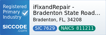 iFixandRepair - Bradenton State Road 64 Walmart, SIC Code 7629, NAICS Code 811211