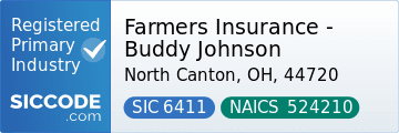 Farmers Insurance - Buddy Johnson, SIC Code 6411, NAICS Code 524210